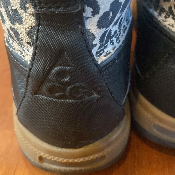 Nike ACG Cheetah Leopard print Woodside Chuka II rain snow duck boots sz 8.5 - Picture 6 of 11